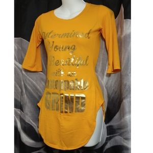 Miss Popular Yellow Shirt